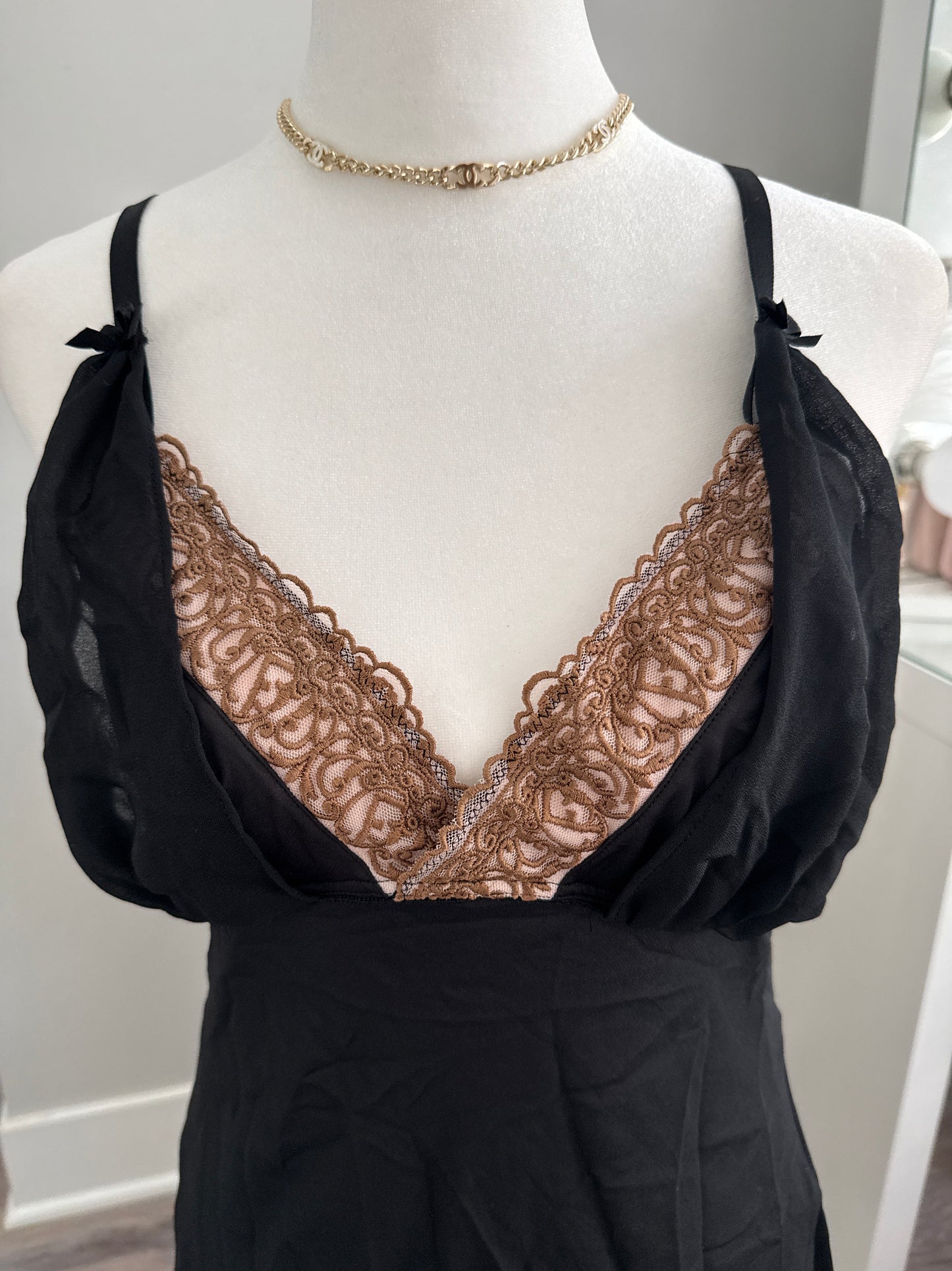 black dahlia cocktail slip dress