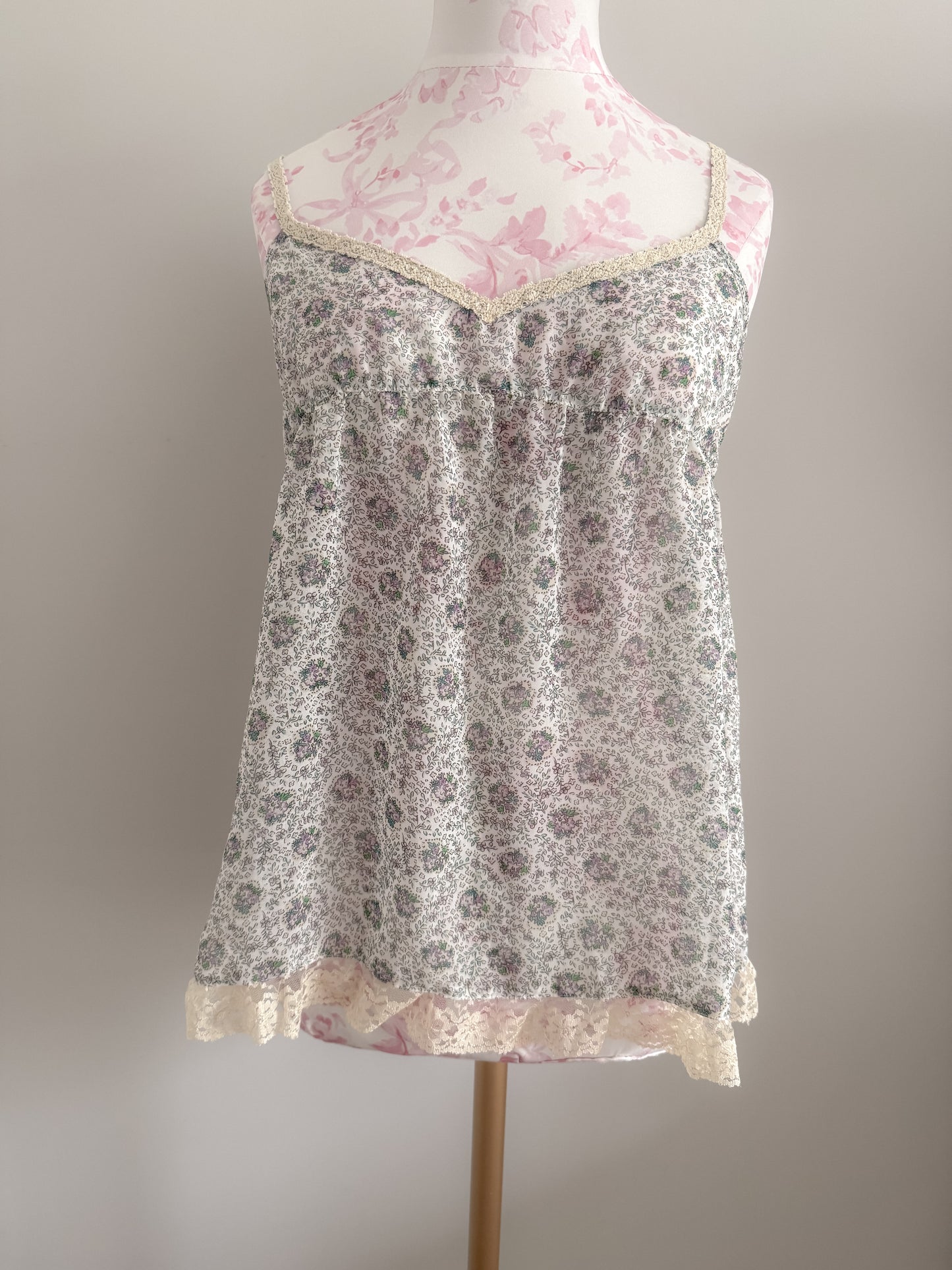 floral sugar tonic cocktail camisole