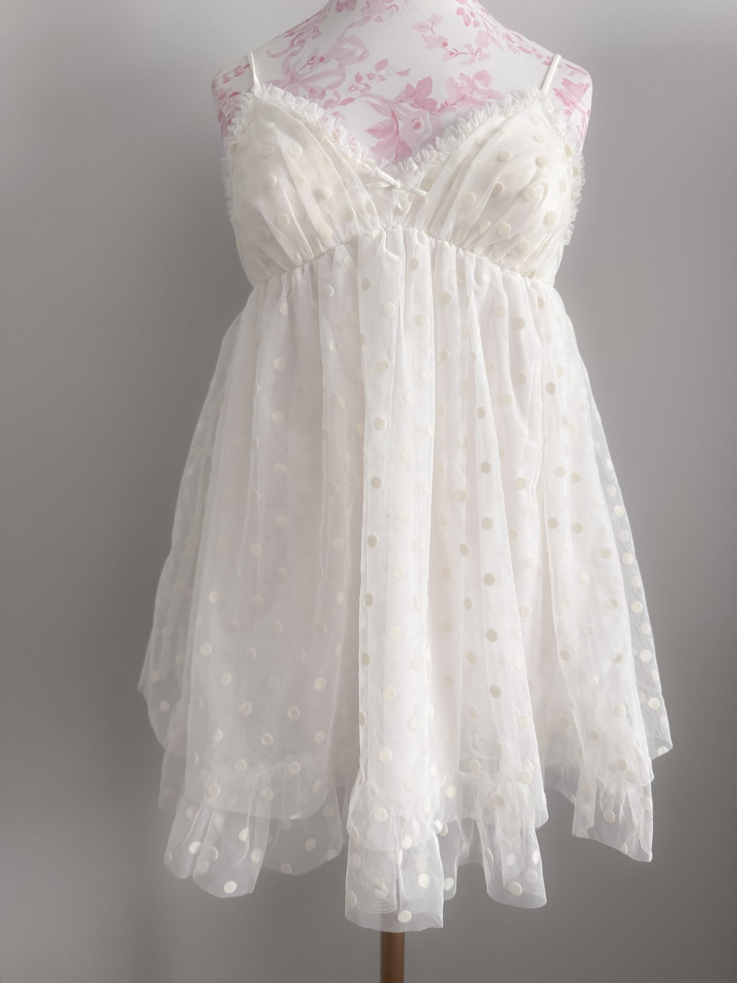 pear meringue mist cocktail slip dress