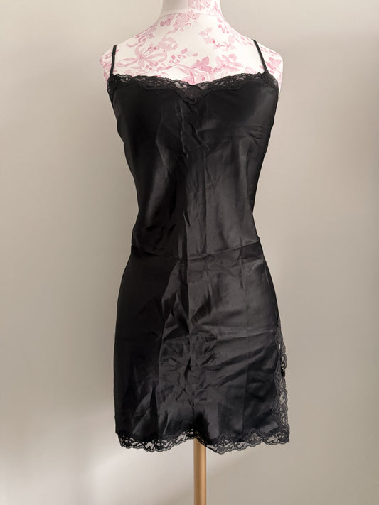 black fig spritz slip dress