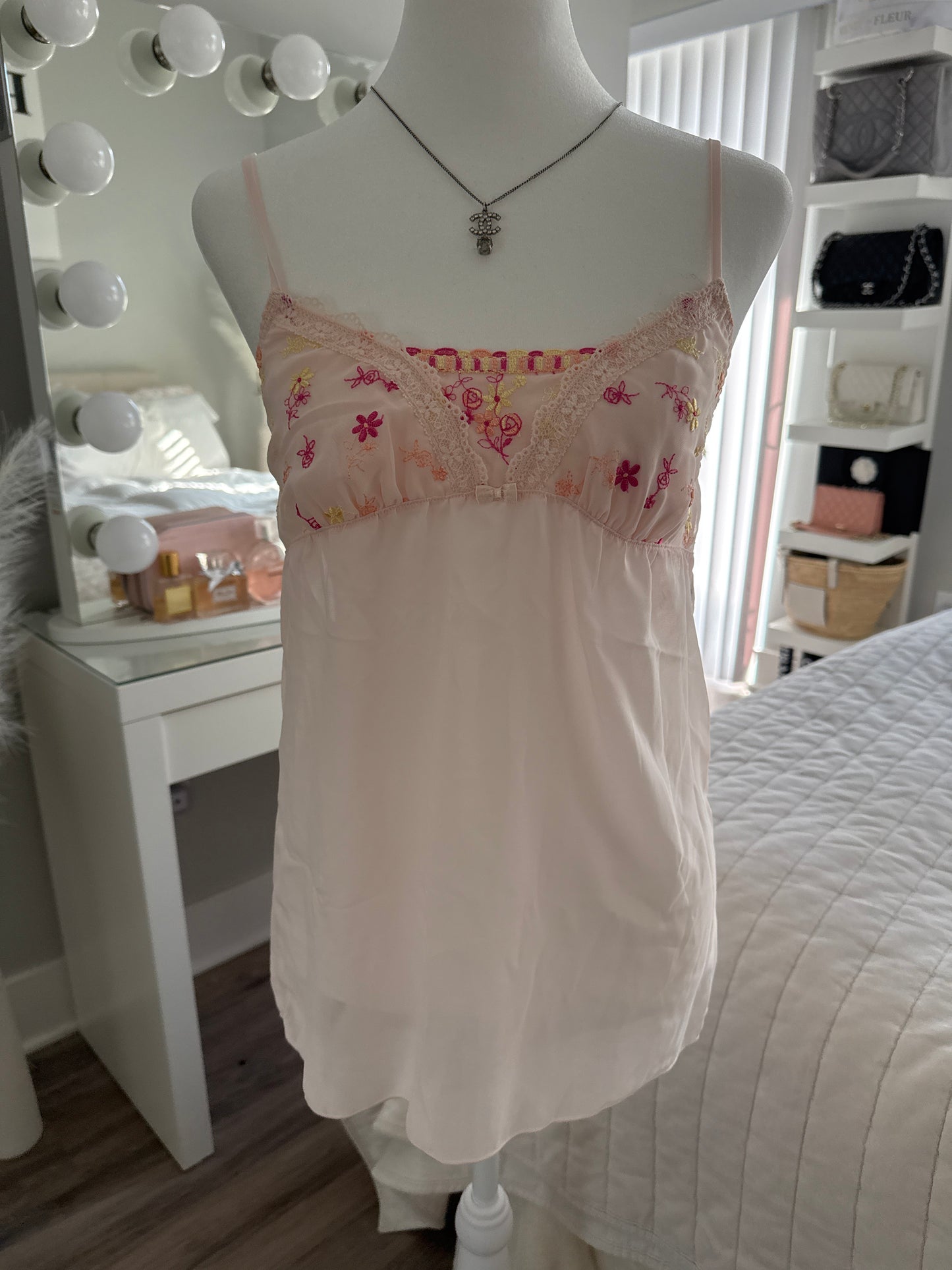 pink glow pineapple cocktail camisole