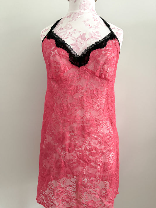 cherry hibiscus negroni cocktail slip dress