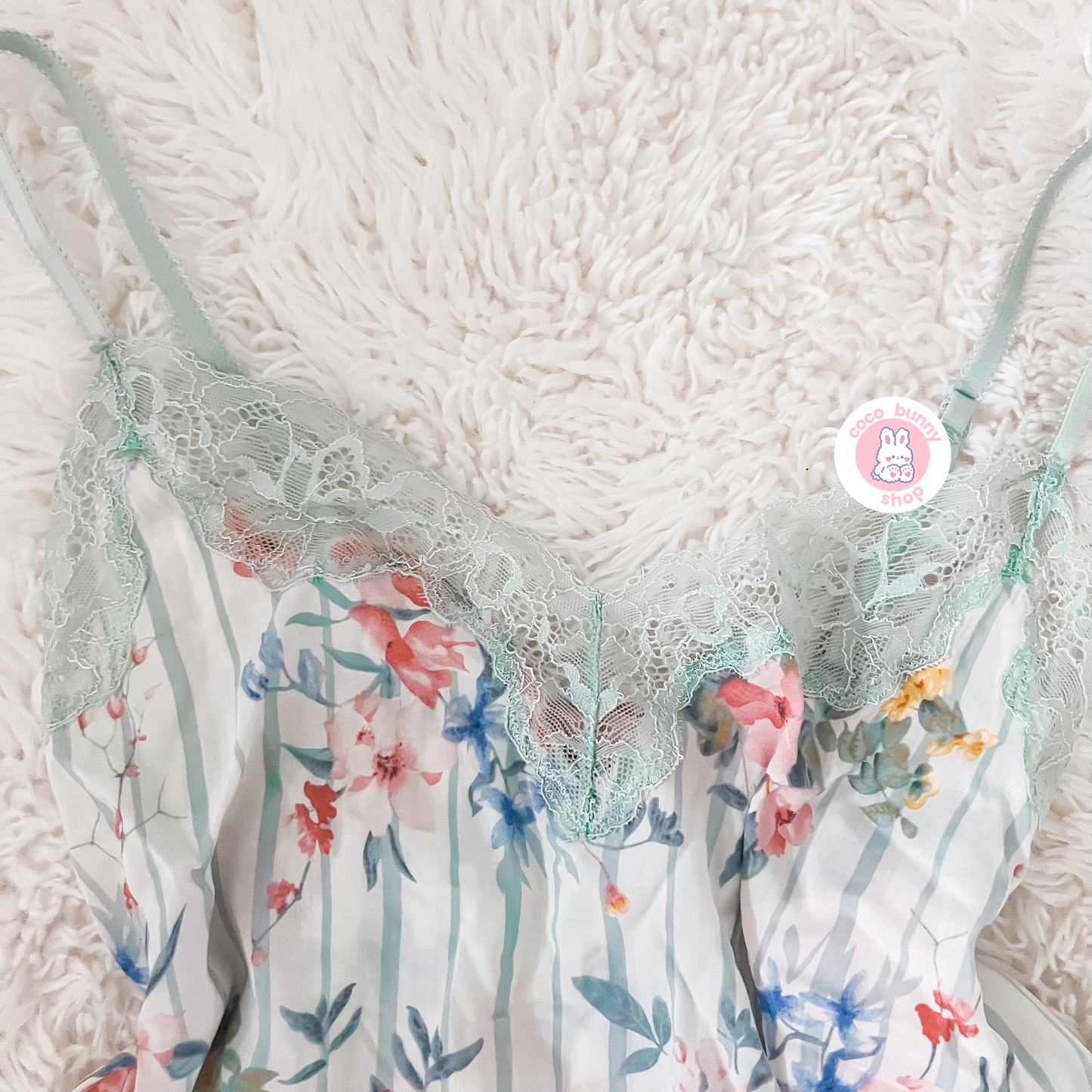eblin floral and pin stripe camisole