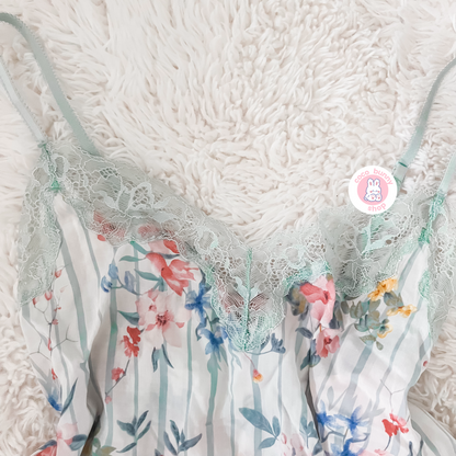 eblin floral and pin stripe camisole