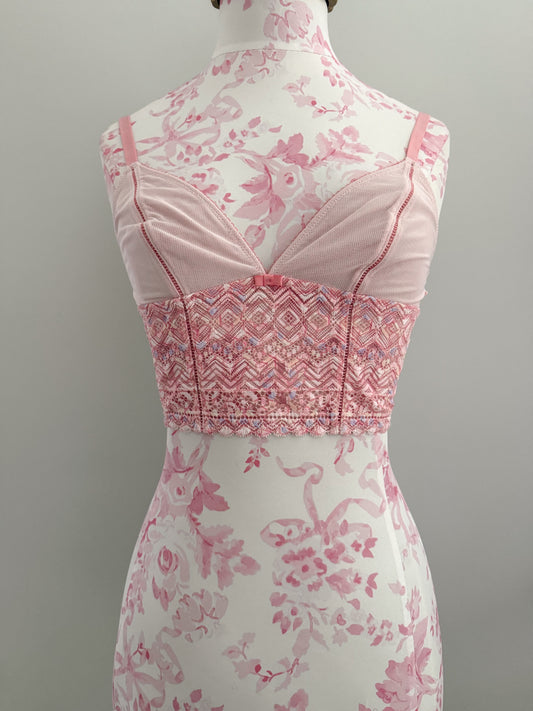 pink lychee berry martini bralette