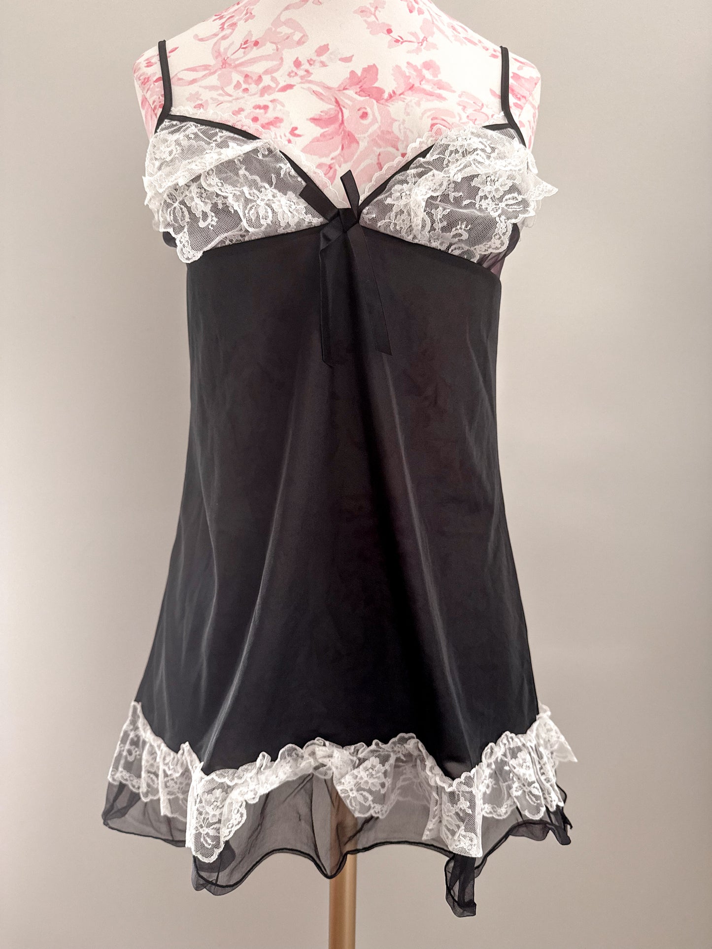midnight cherry shimmer margarita babydoll