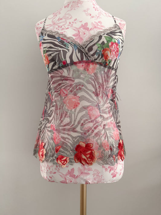 rose snow drop bellini camisole