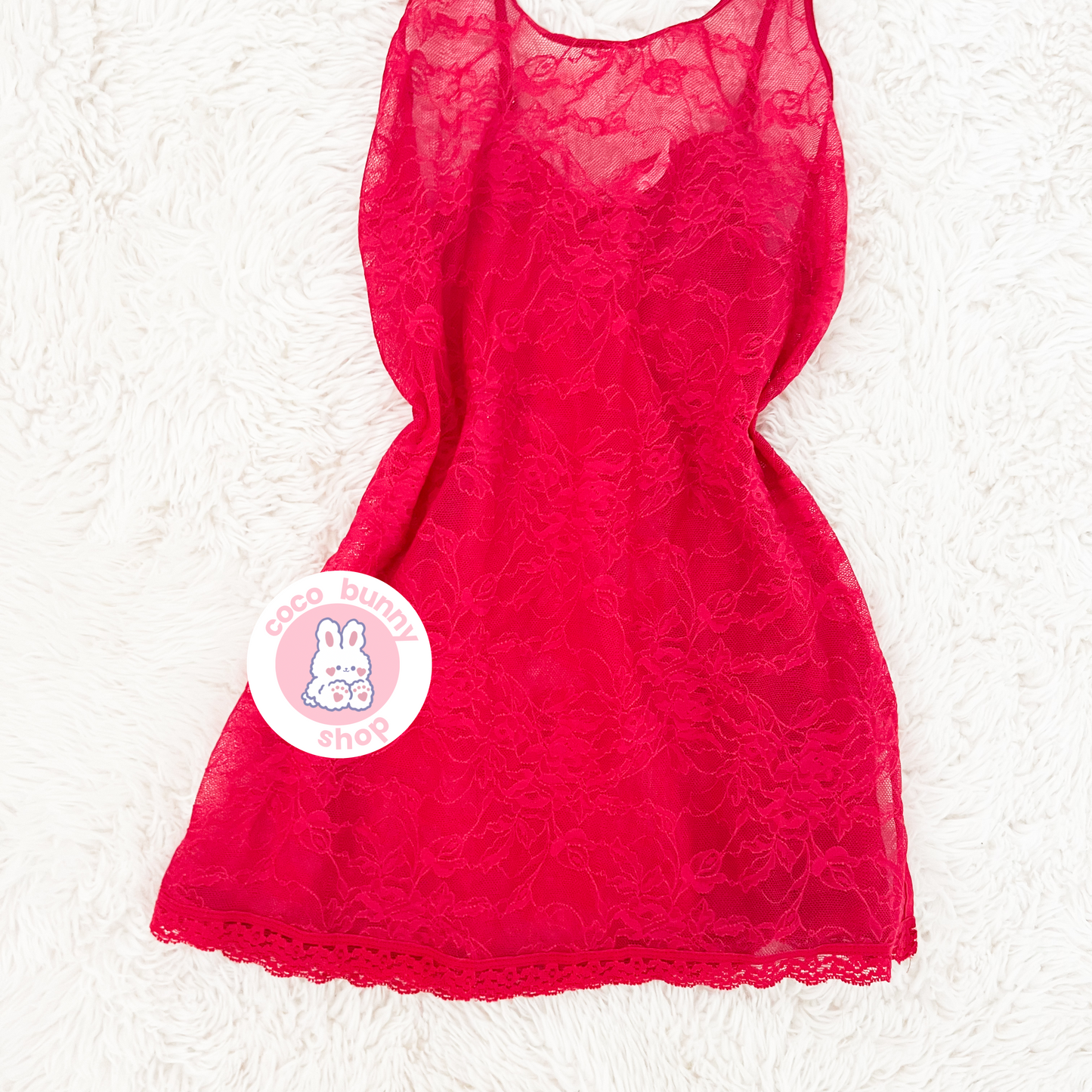 vintage y2k victoria's secret red lace sheer slip dress