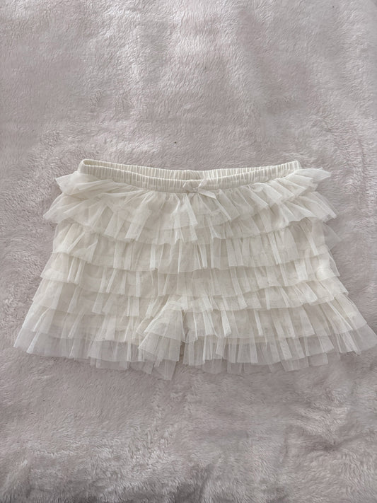 coconut milk spritz martini ruffle shorts