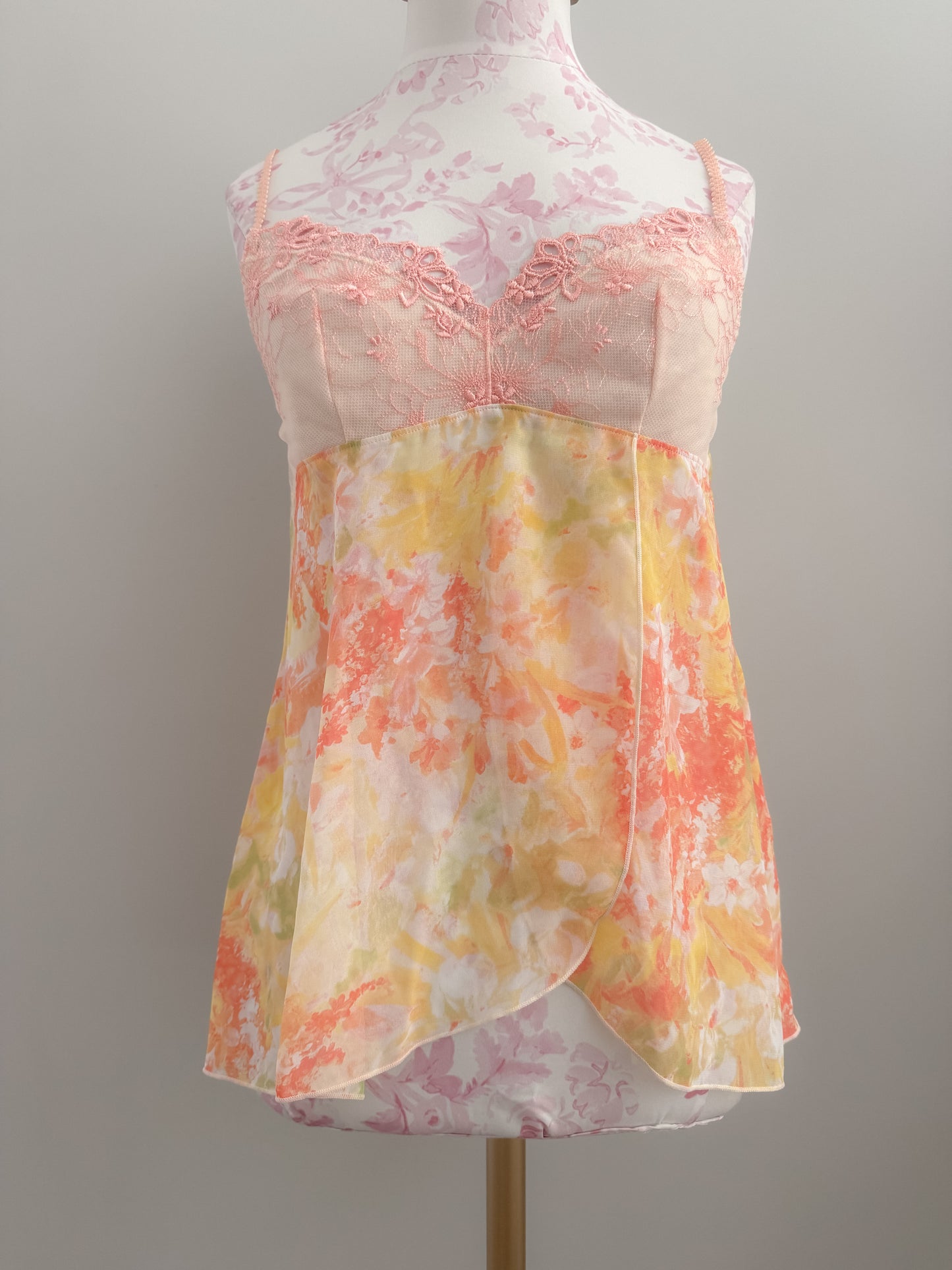 peach blossom mimosa camisole