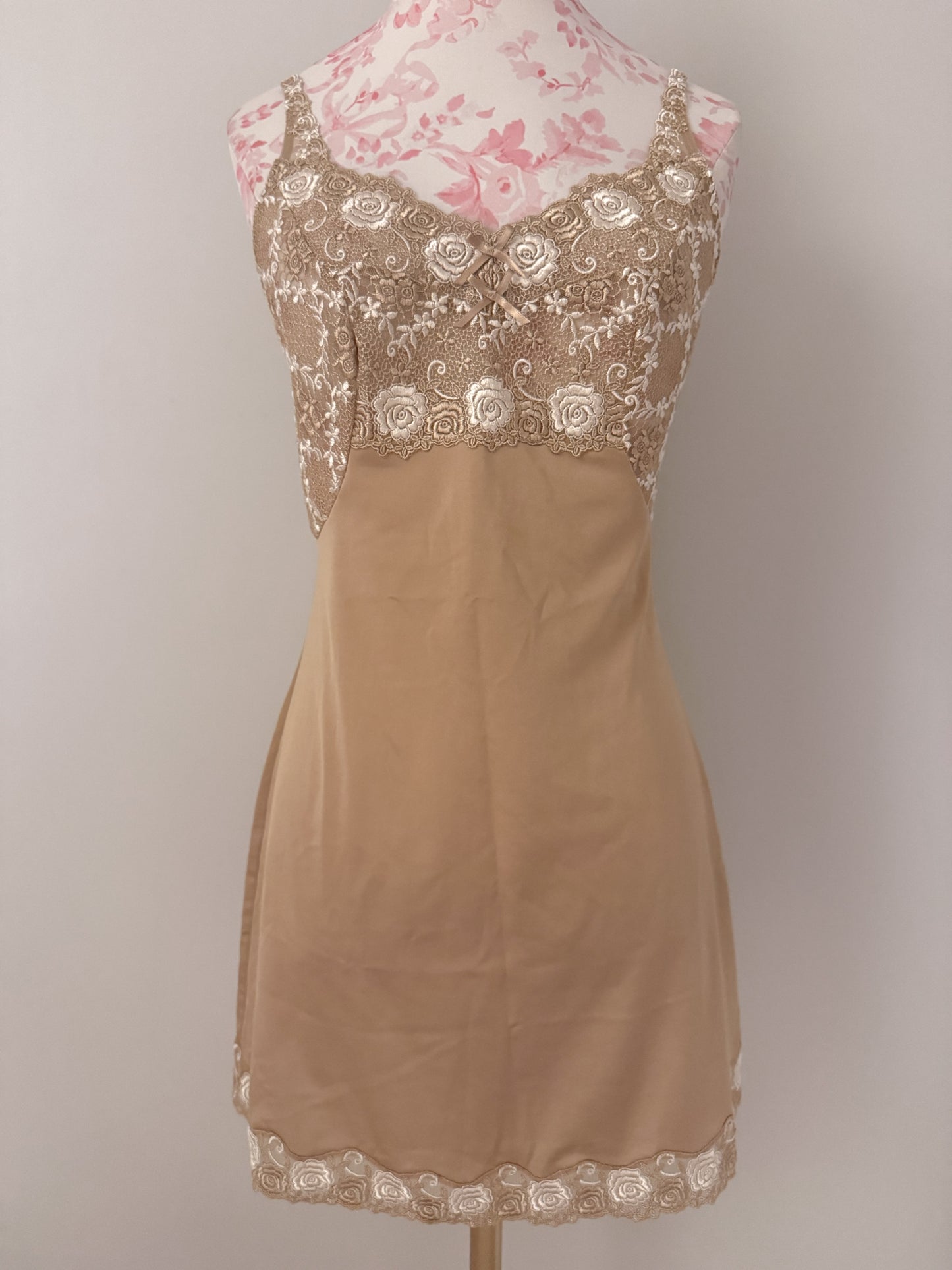 golden honey drizzle mimosa slip dress