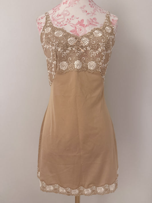 golden honey drizzle mimosa slip dress