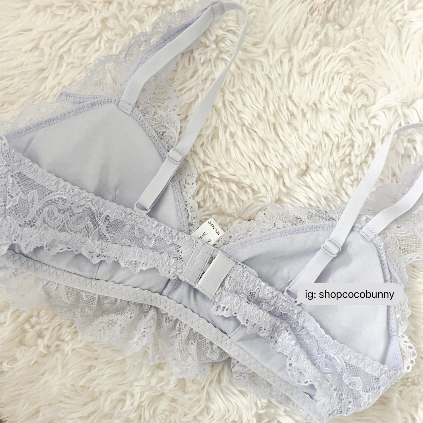 japanese brand lace purple bralette and briefs set