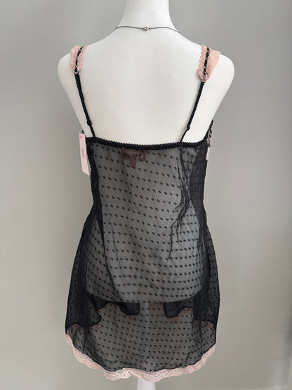 pink peppermint spice martini slip dress