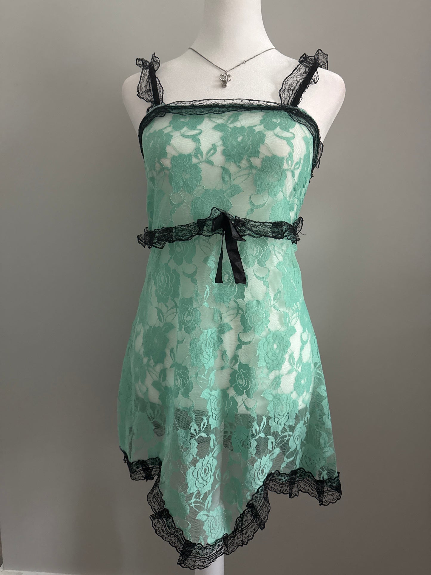 blueberry aqua colada cocktail slip dress