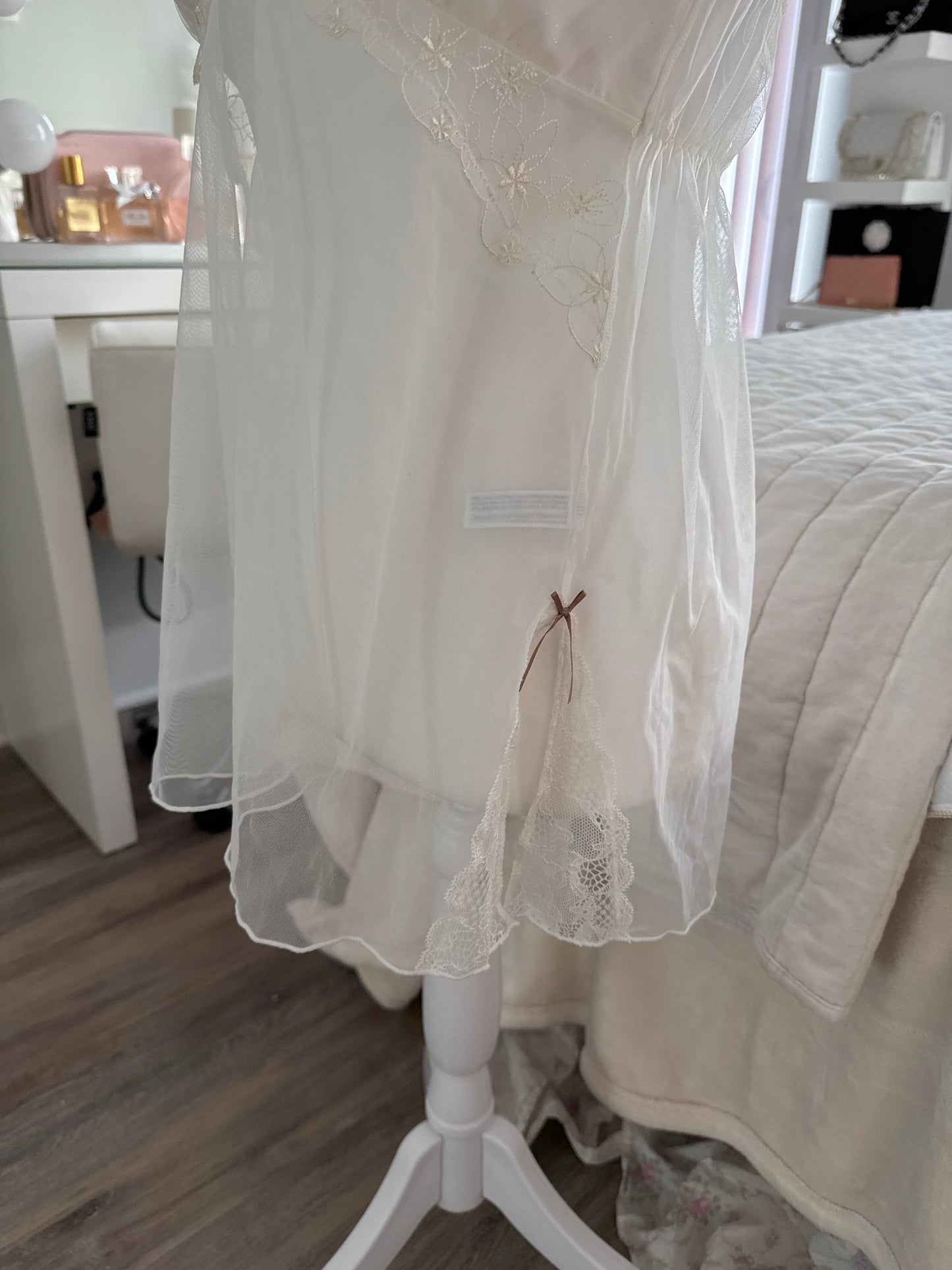 winter white cosmopolitan slip dress