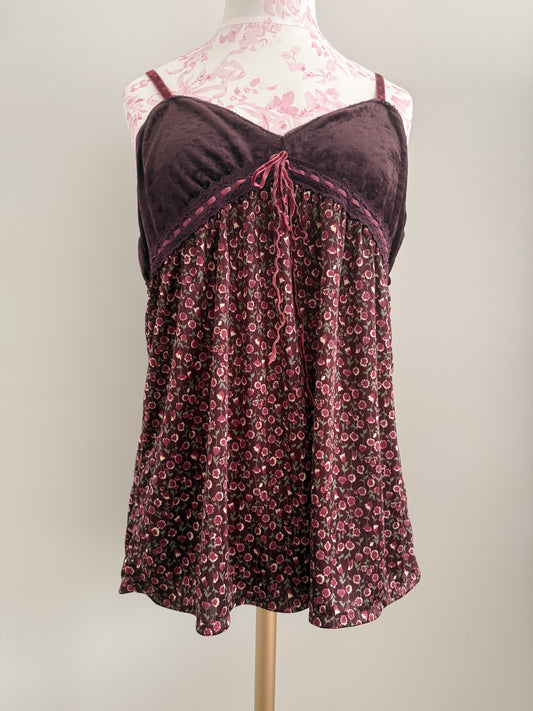 chocolate rose martini slip dress