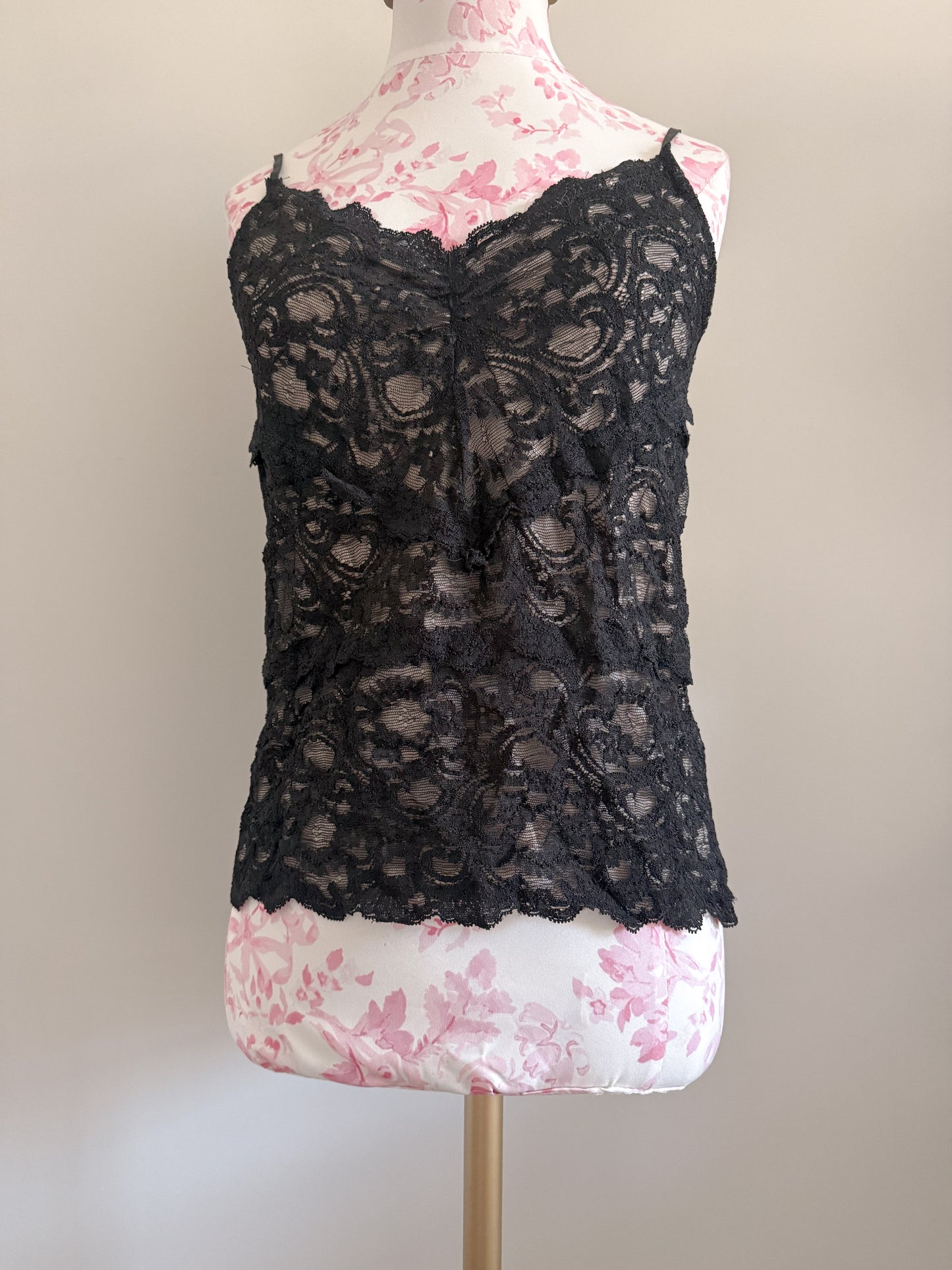 black caramel hush margarita camisole