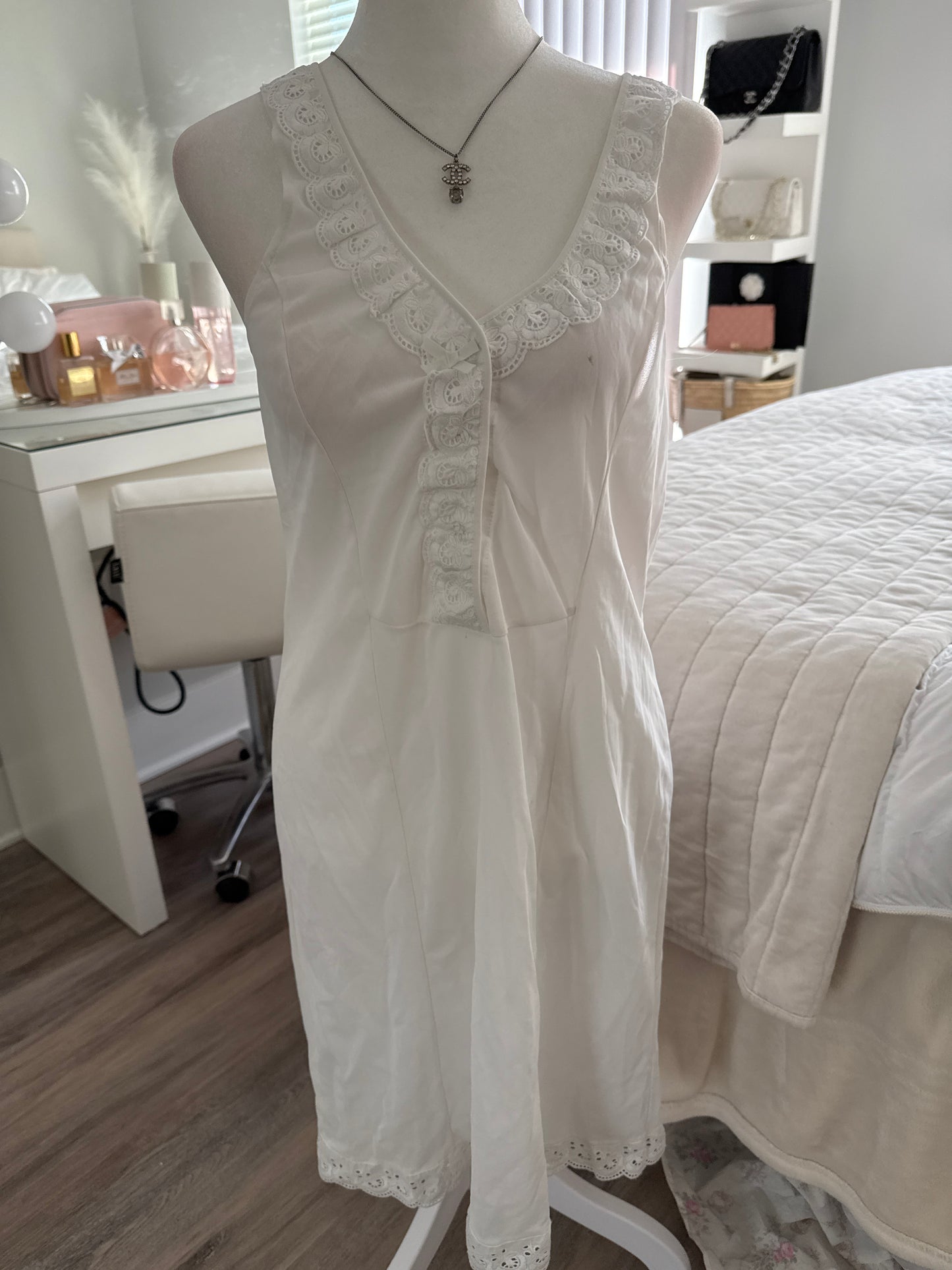 white currant spritzer slip dress