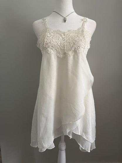 coquito eggnog cocktail slip dress