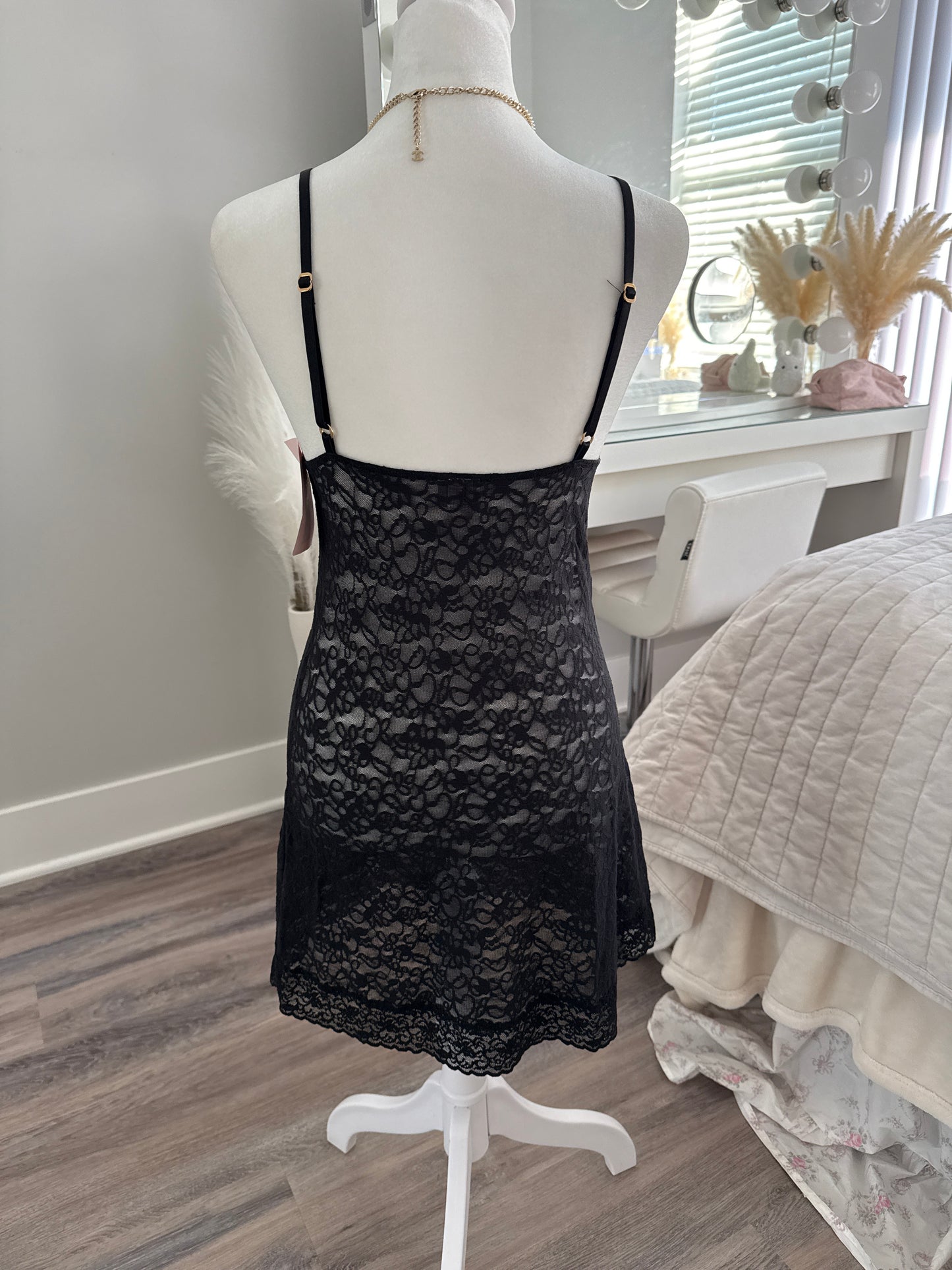 victoria’s secret obsidian old fashioned slip dress