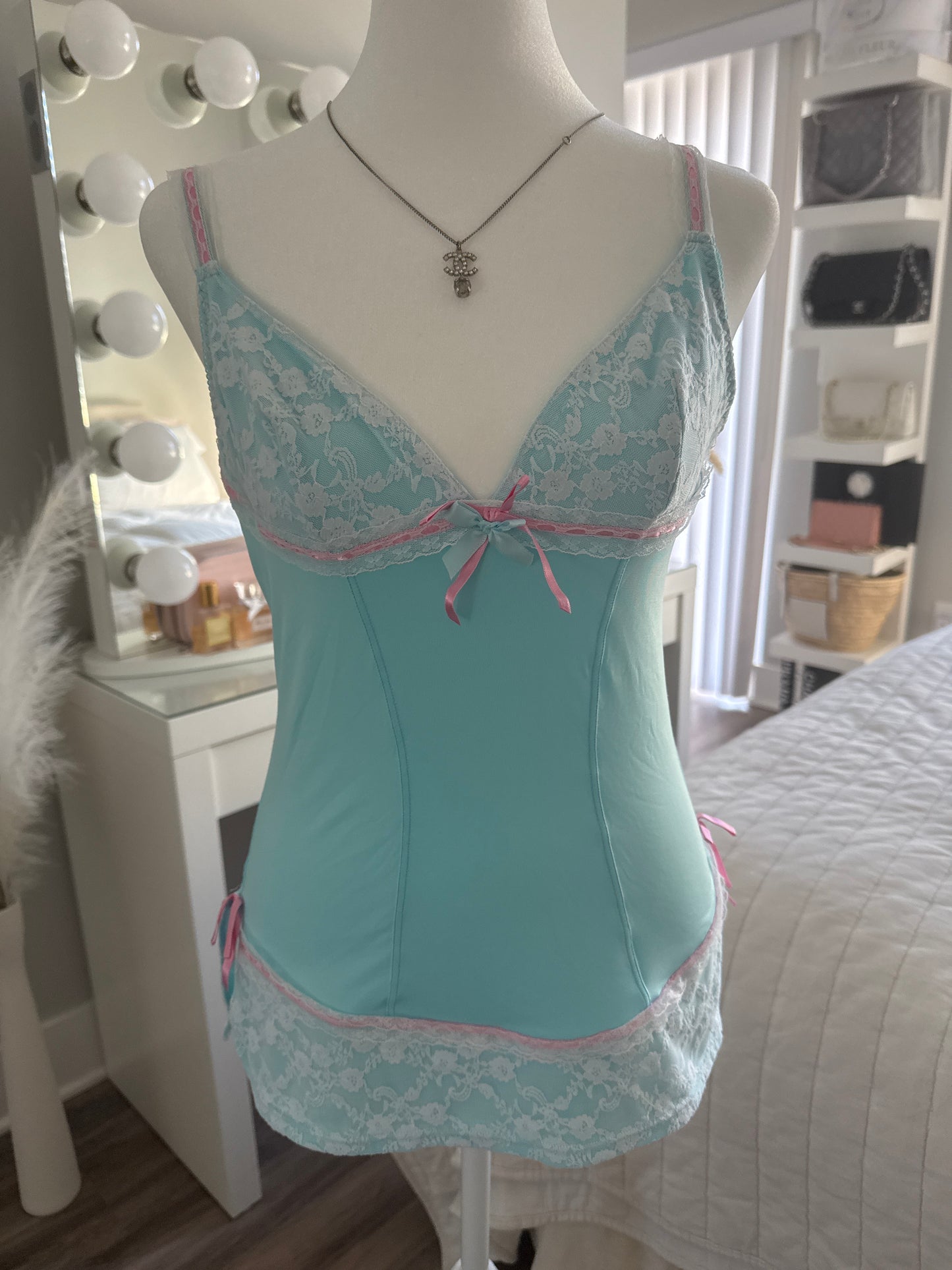 cotton candy spritzer cocktail slip dress