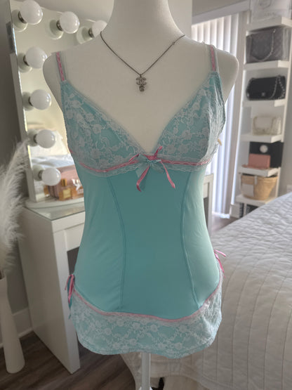 cotton candy spritzer cocktail slip dress