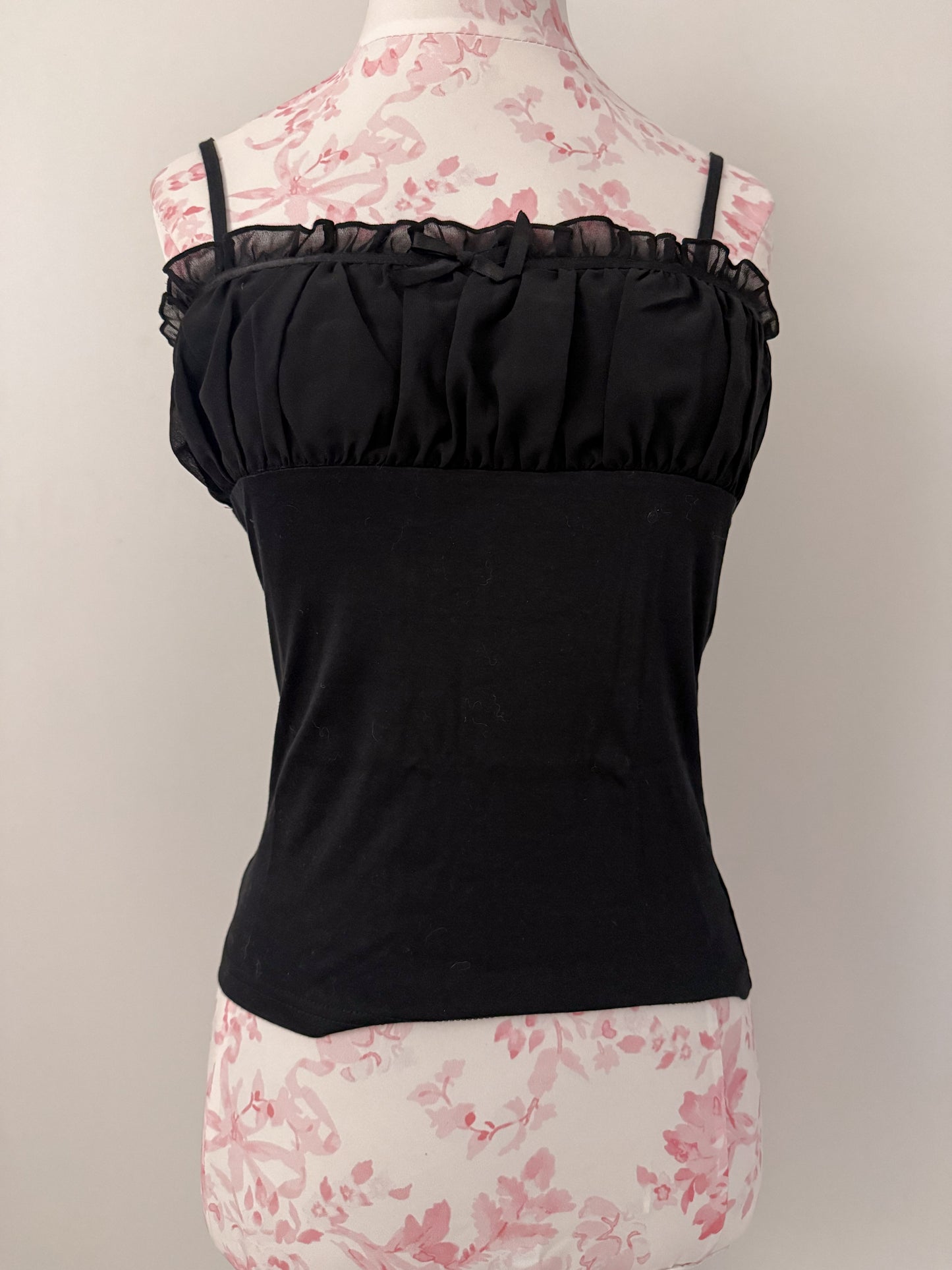 black sesame twist martini camisole