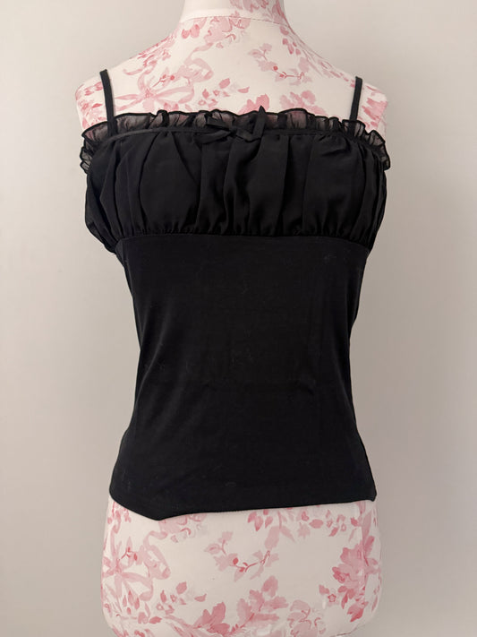 black sesame twist martini camisole