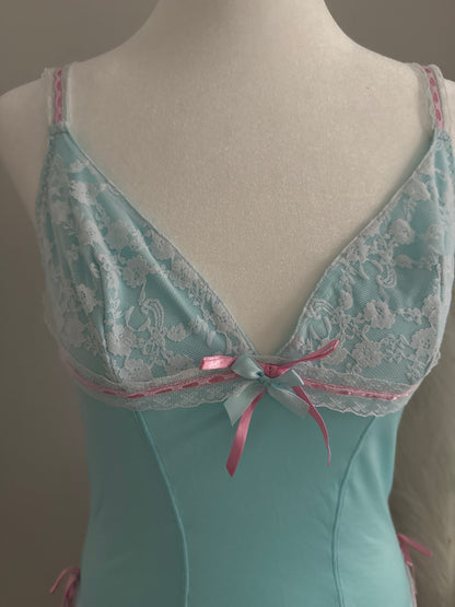 cotton candy spritzer cocktail slip dress