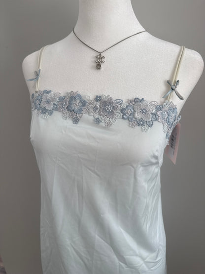 blue fairy martini slip dress