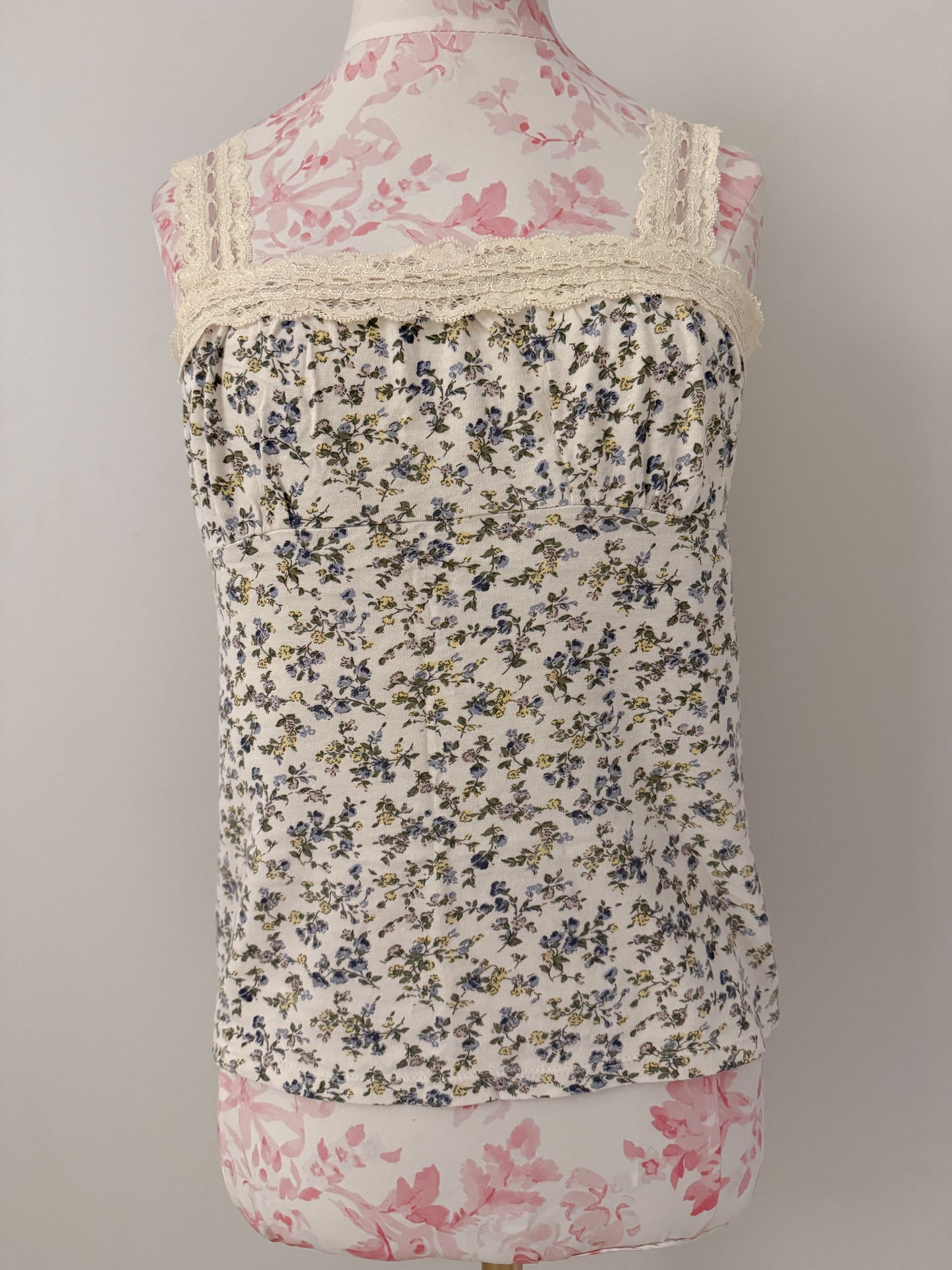meadow sugar floral margarita camisole