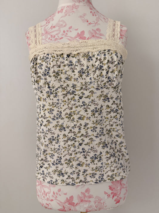 meadow sugar floral margarita camisole