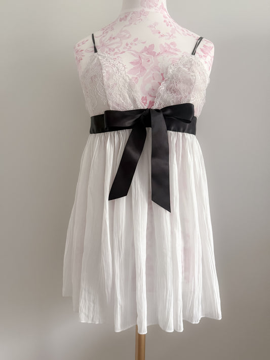 white currant noir martini slip dress