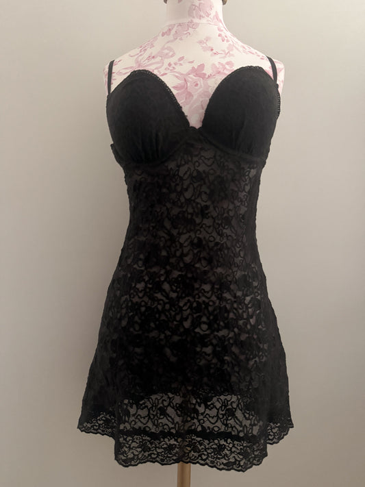 parisian night negroni slip dress