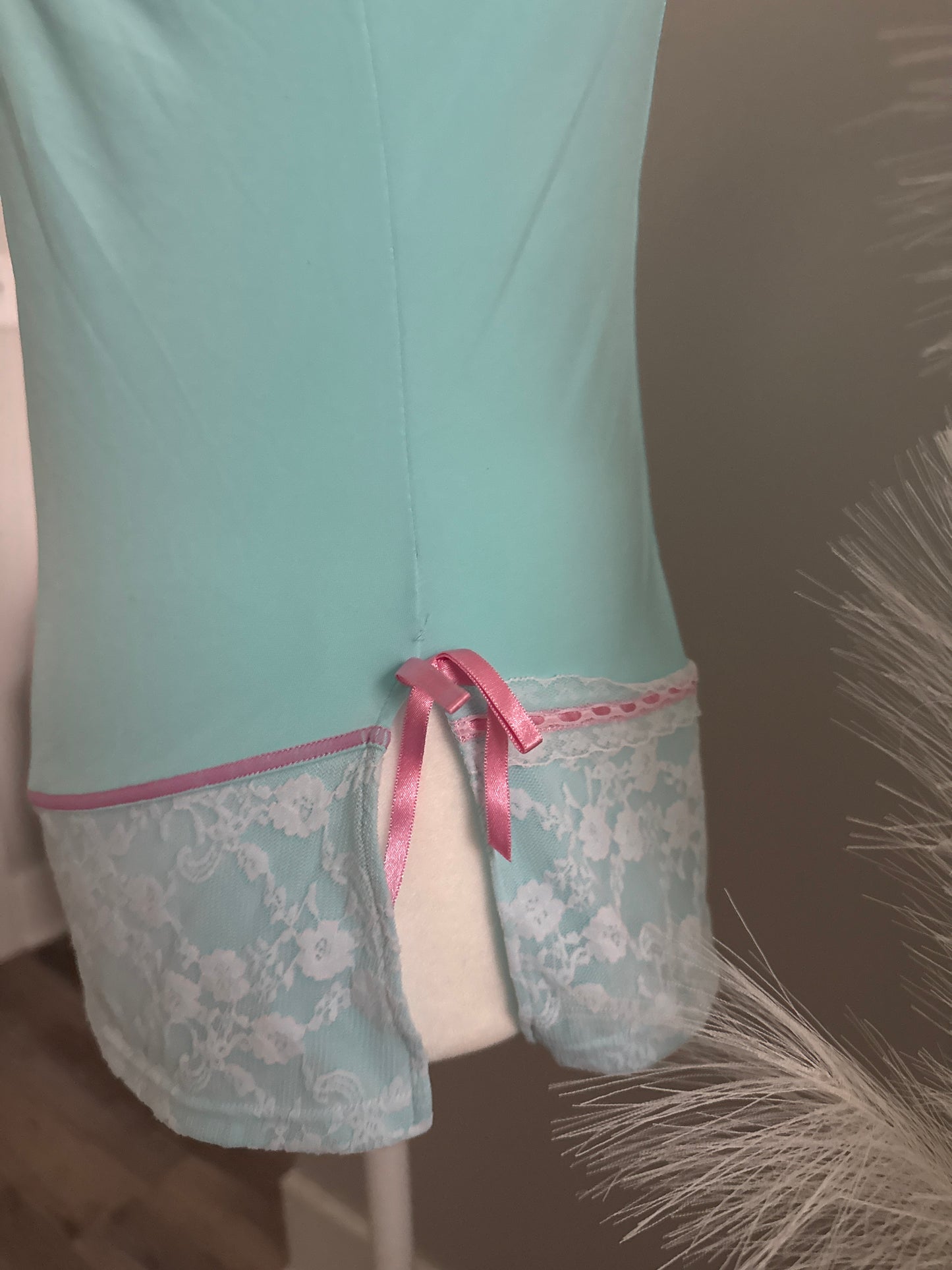 cotton candy spritzer cocktail slip dress