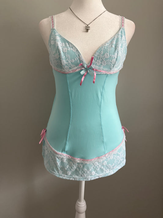 cotton candy spritzer cocktail slip dress