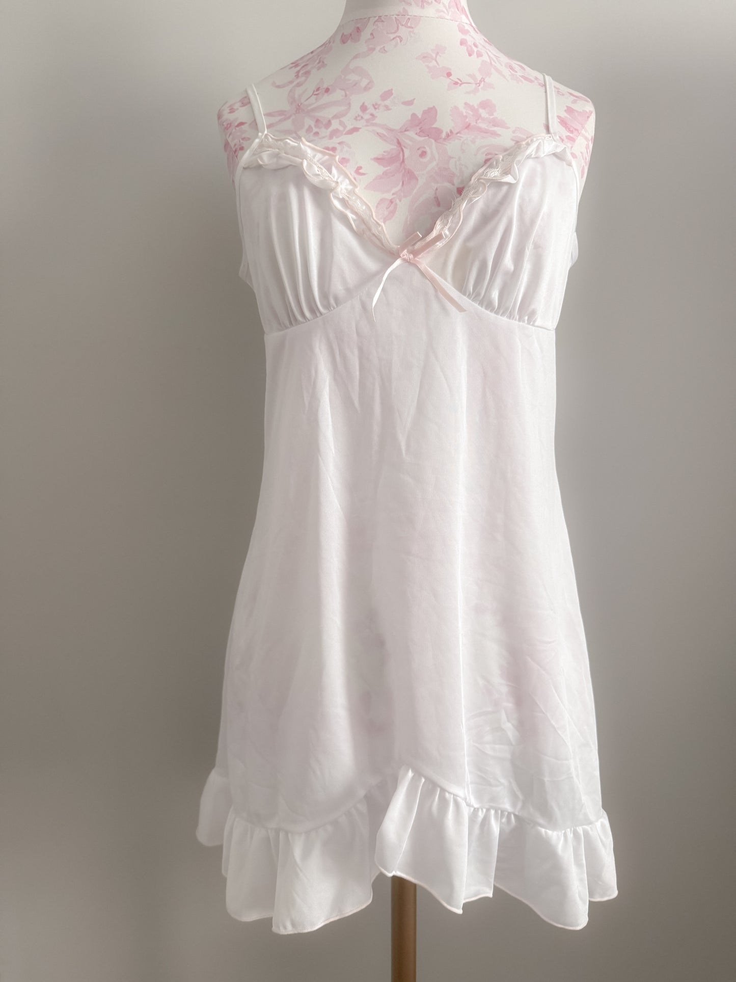 rose vanilla fizz cocktail slip dress
