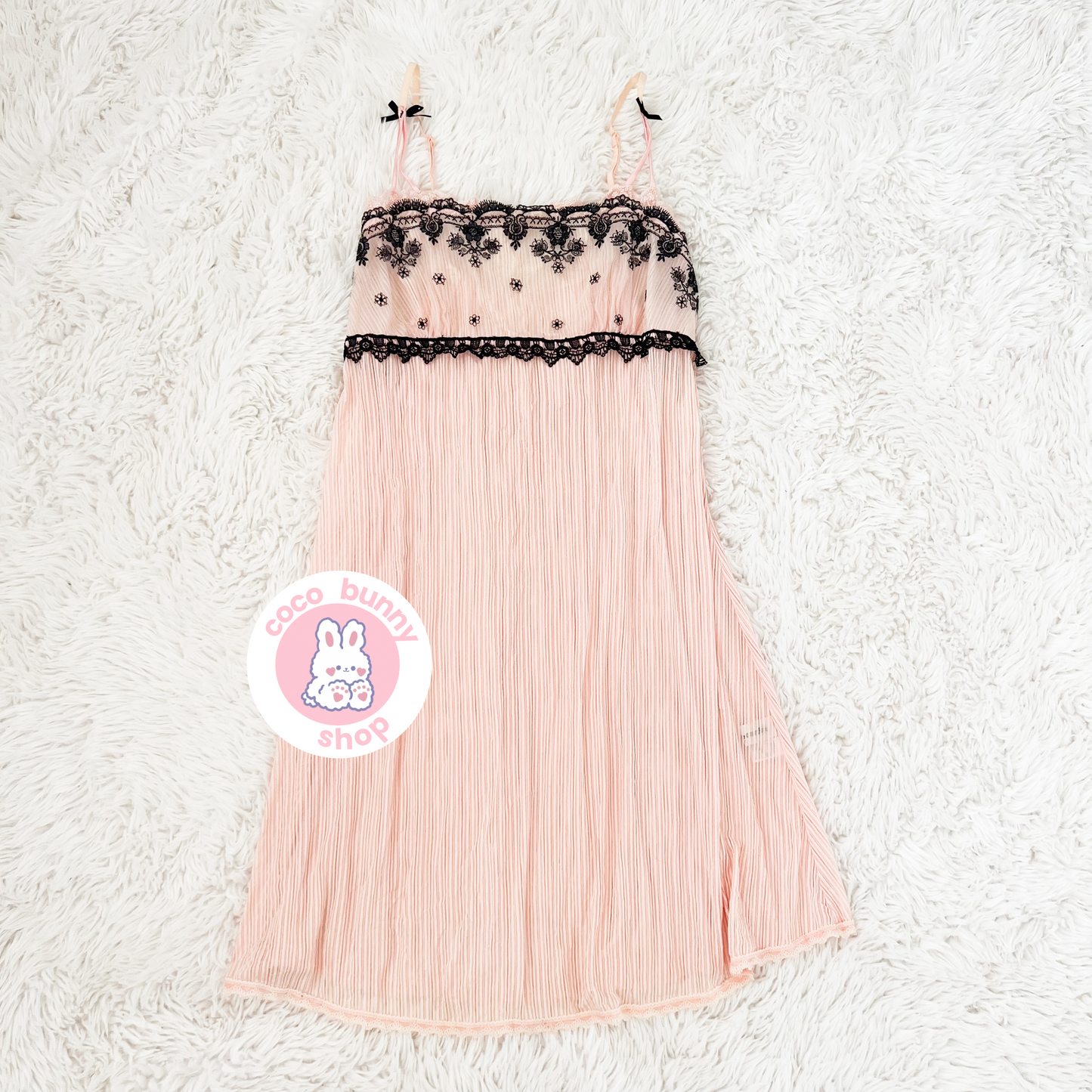 princess peach black lace shimmer floral slip dress