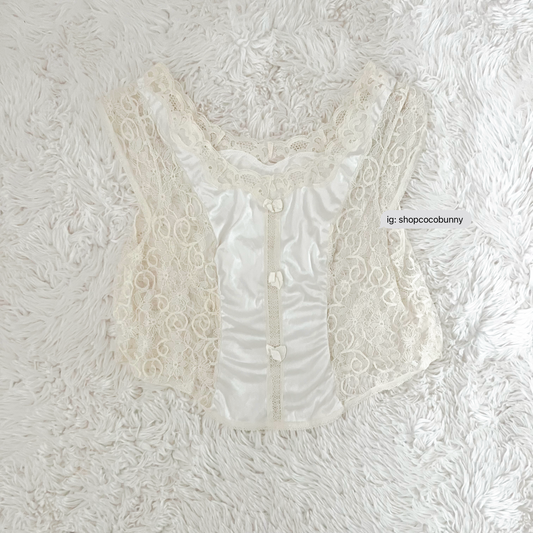 magical fairy vintage satin corset