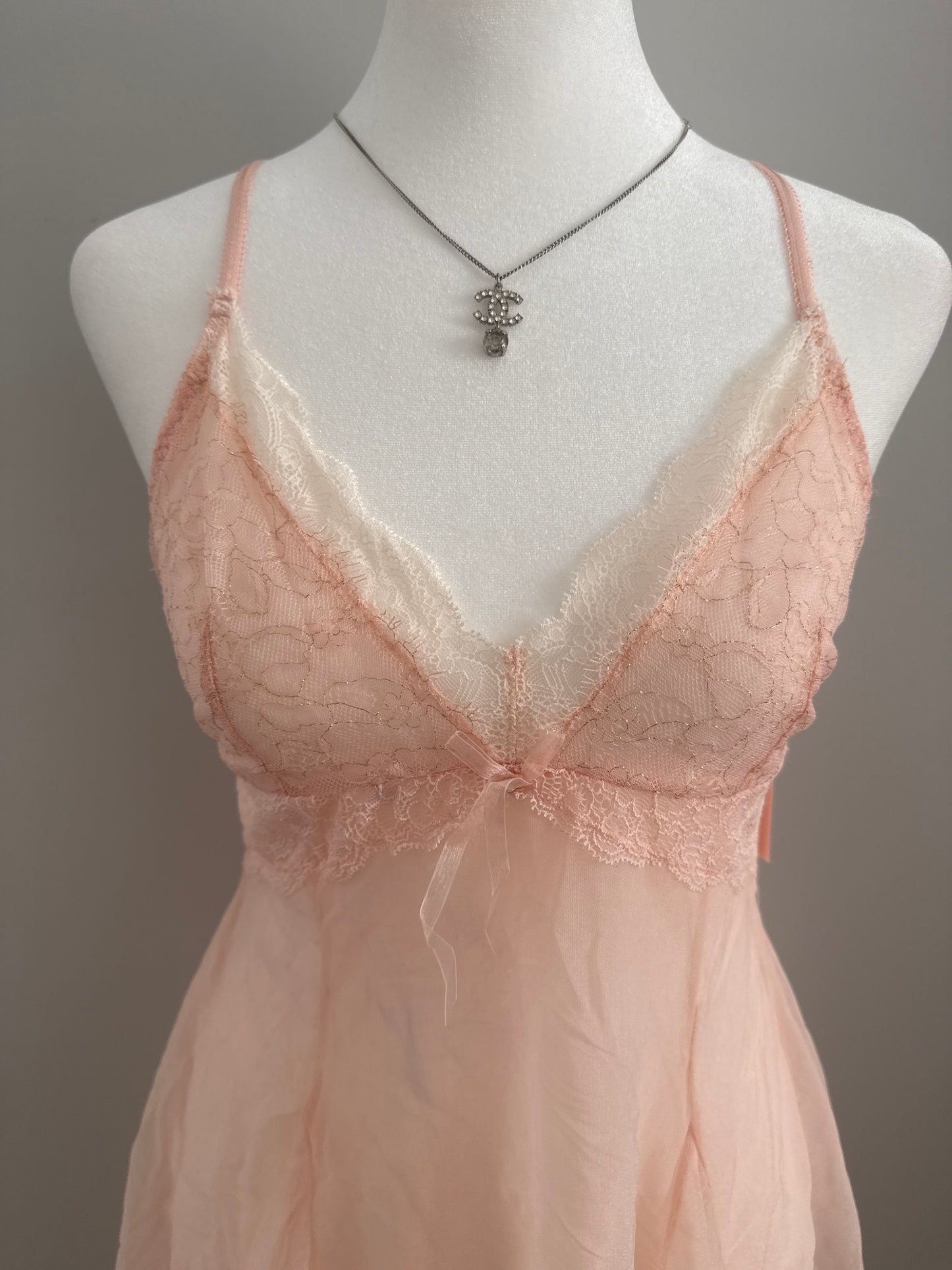 pink taffy martini slip dress