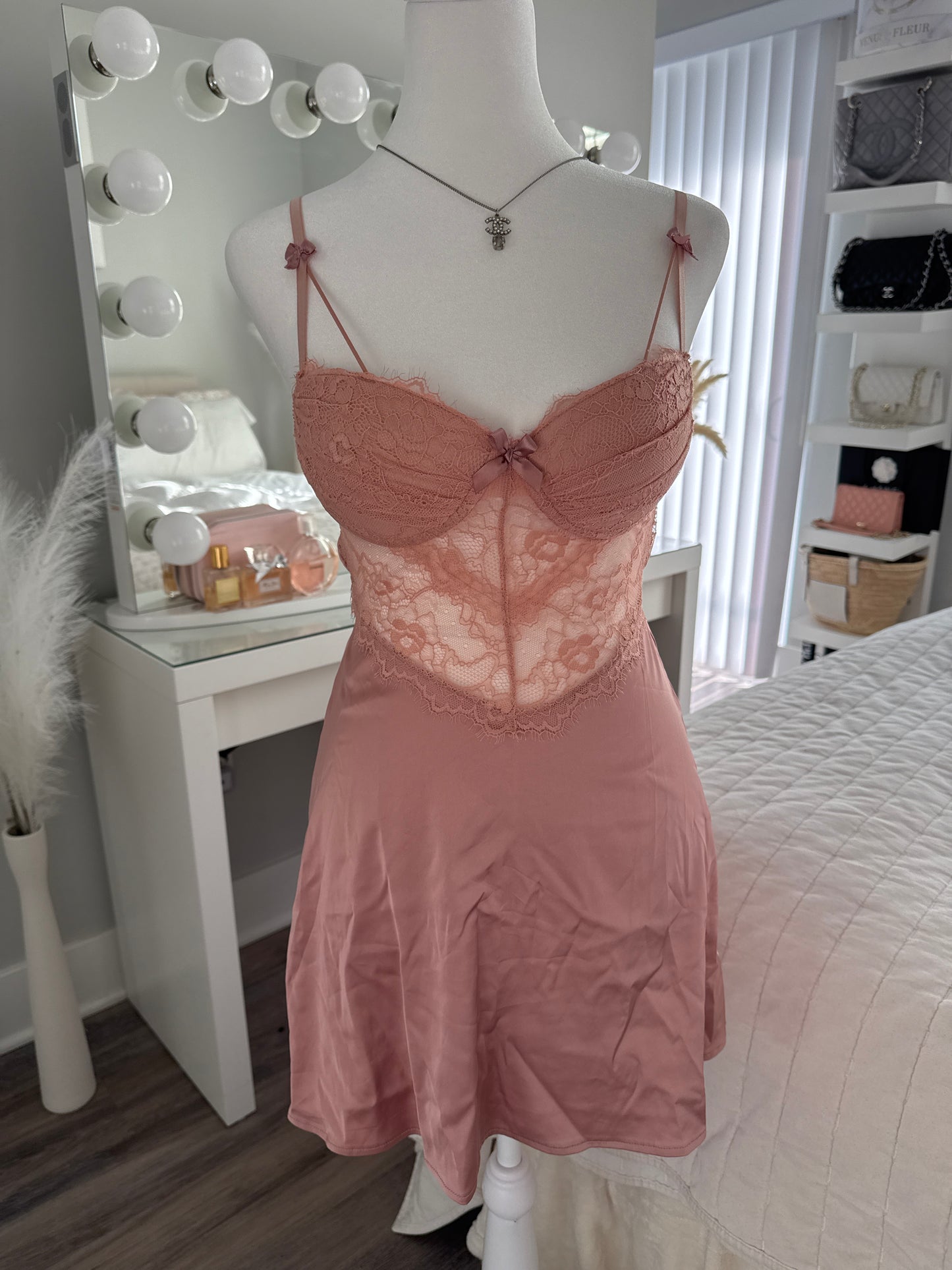 strawberry mojito slip dress