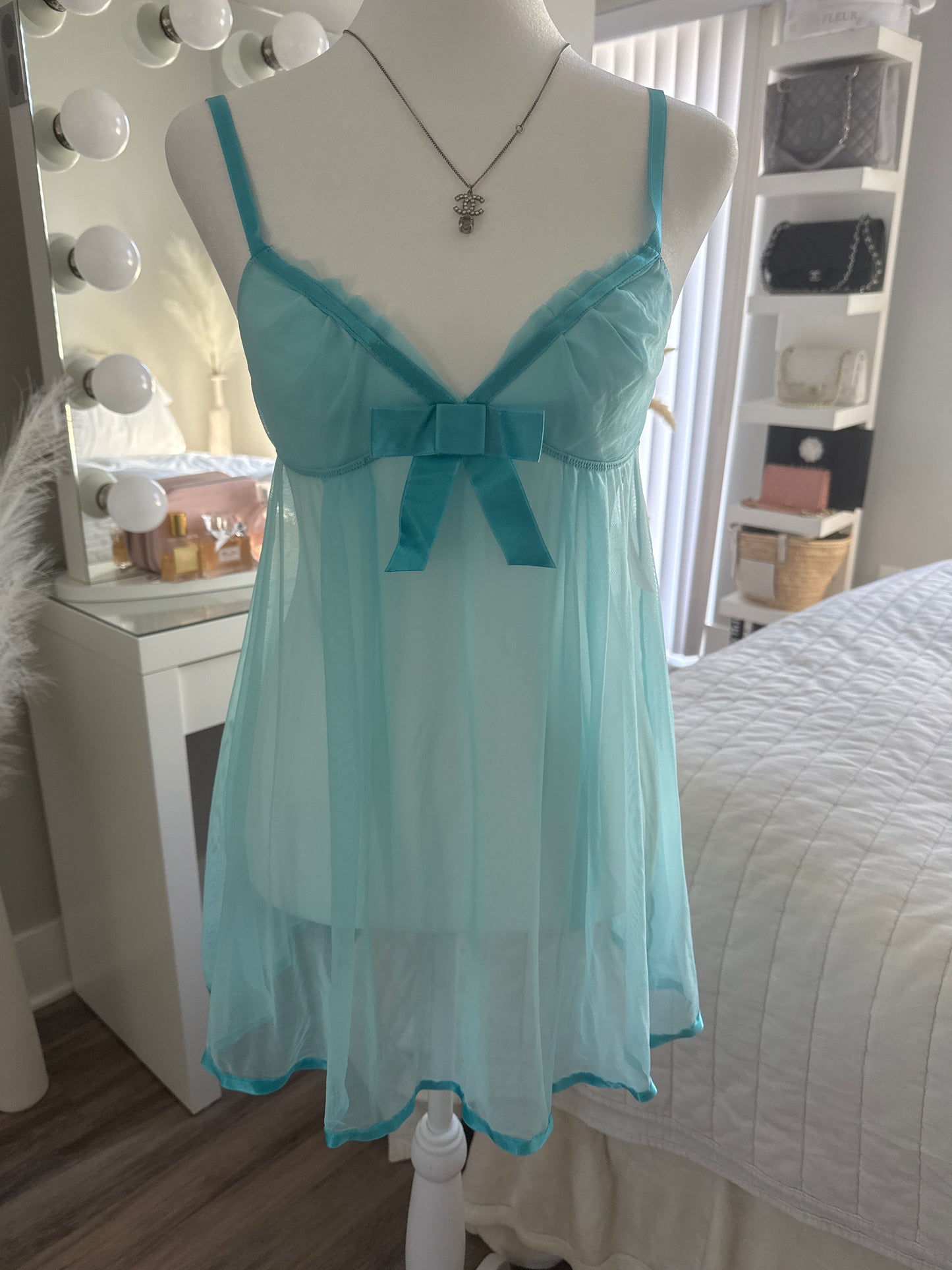 victoria’s secret blueberry coconut seltzer slip dress