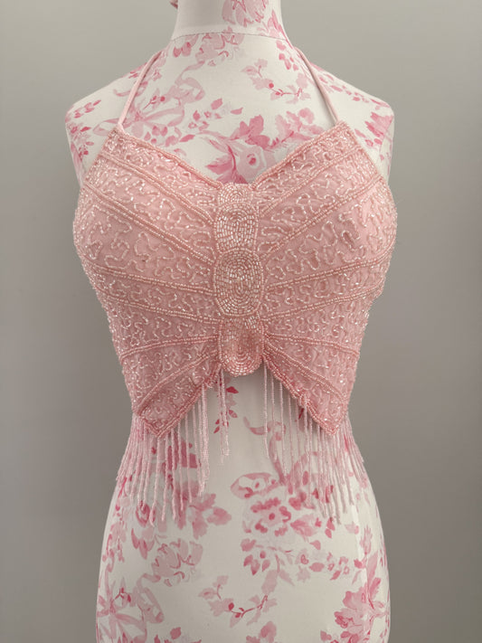 butterfly blush fizz martini cocktail top