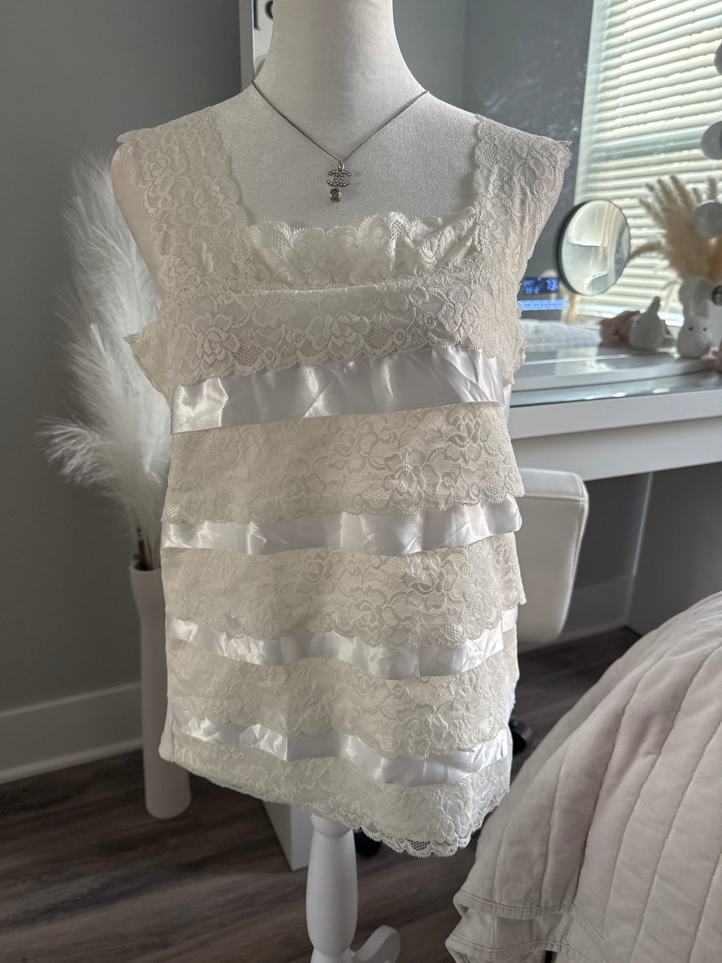 white cranberry cosmopolitan camisole