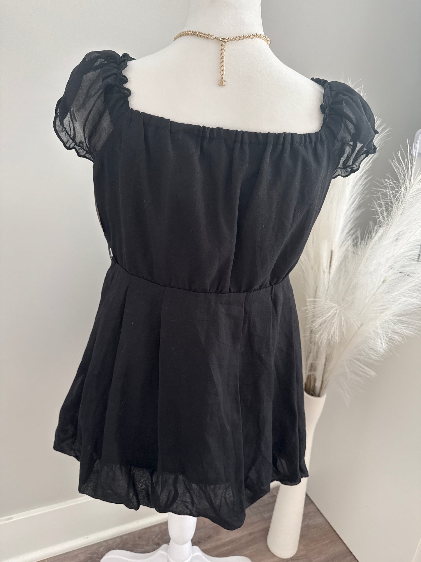 black goji berry spritz camisole