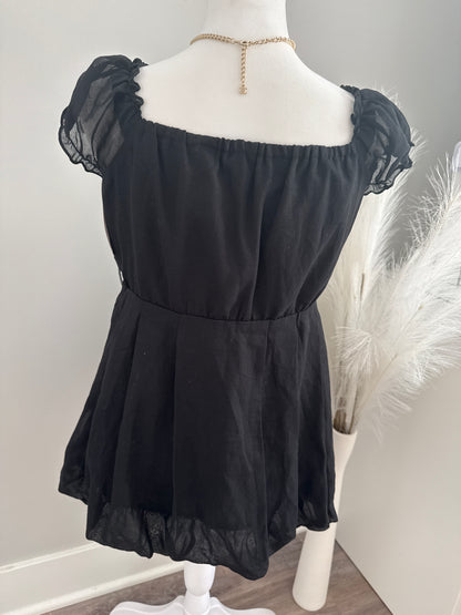 black goji berry spritz camisole