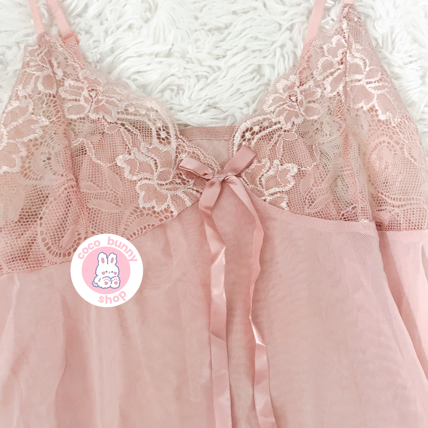 graceful embroidered ribbon bow slip dress