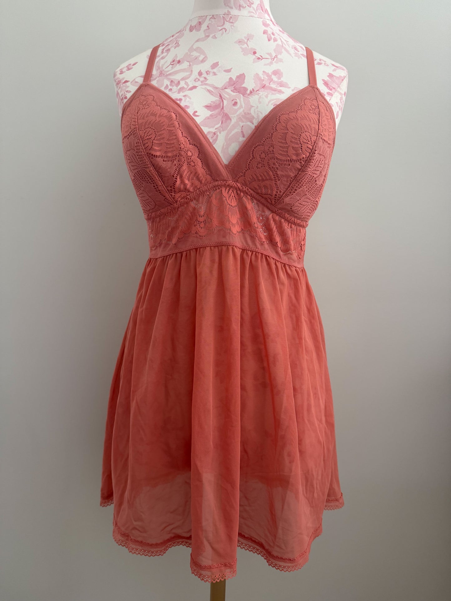 spiced cider kiss slip dress