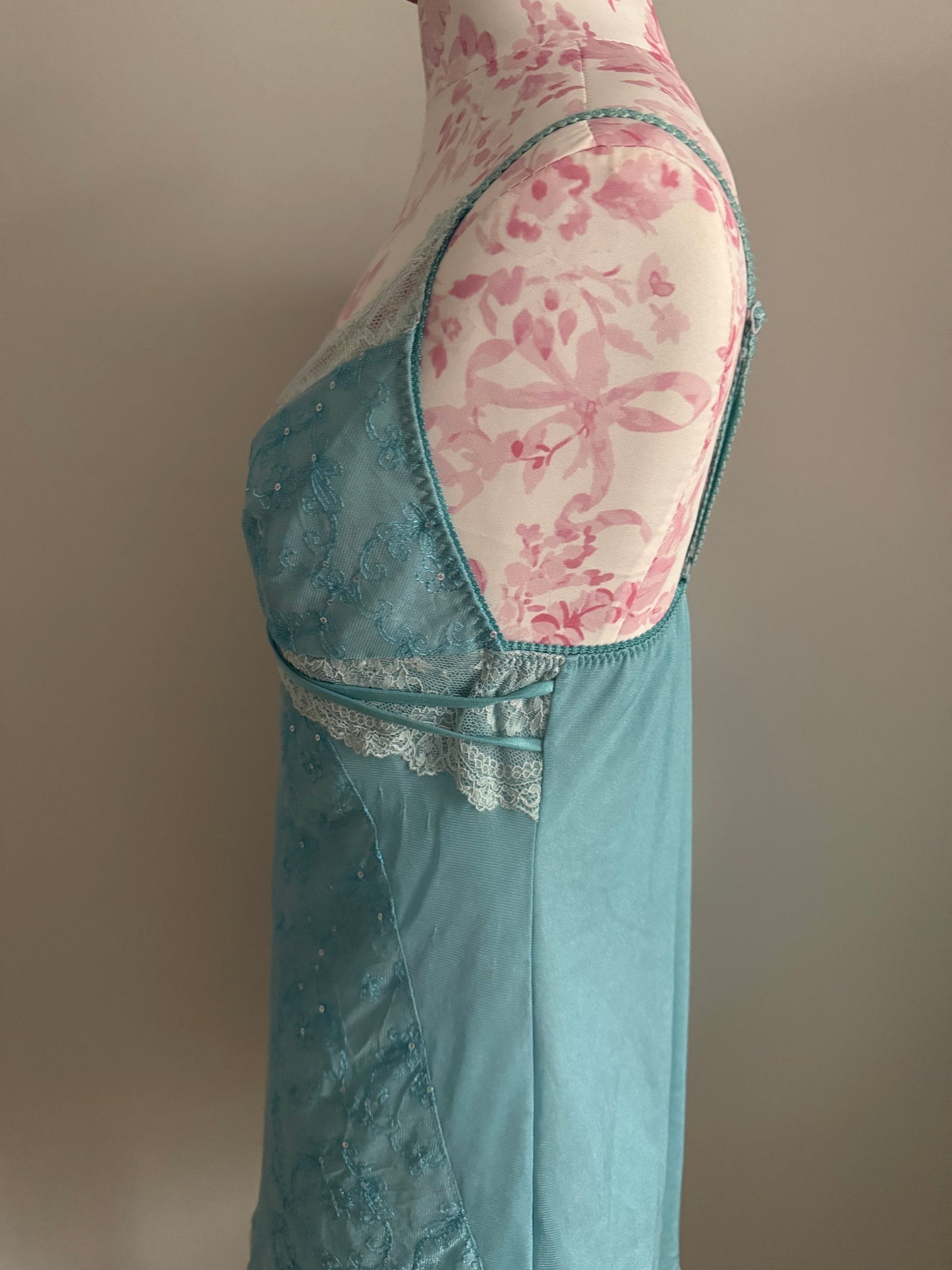 water lily cocktail slip dress